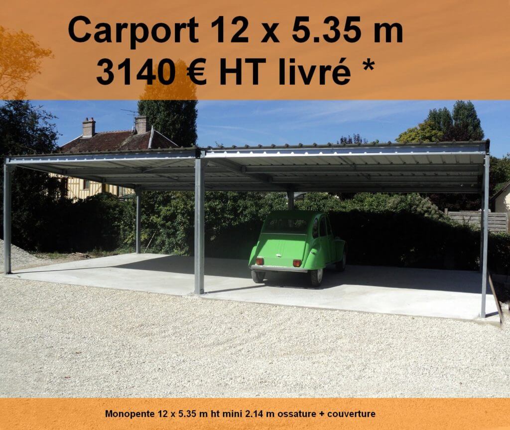 Carport en kit pour voiture