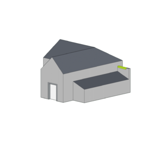 Couronnement d'acrotère pour donner un effet cube moderne à vos bâtiments industriels.