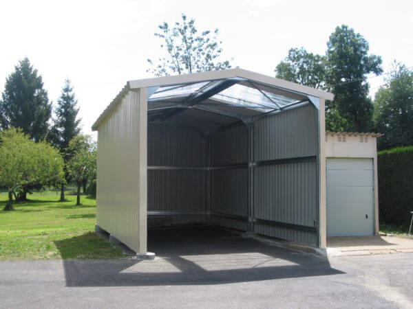fabricant de bâtiment métallique en kit garage camping car en kit métallique
